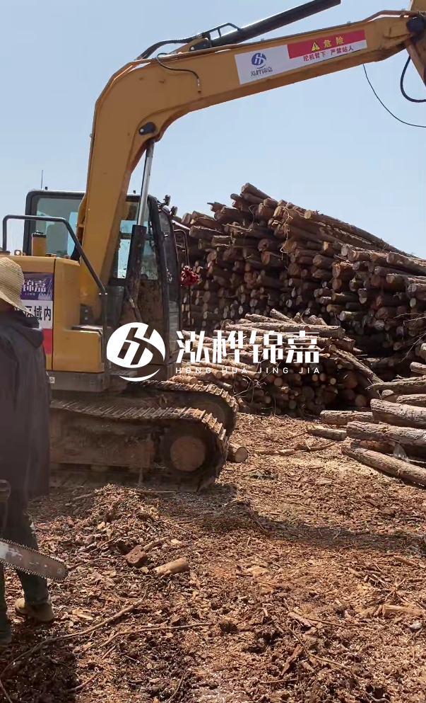 孝感挖機打木樁專業施工-河道打樁木如果彎曲了還能用嗎?