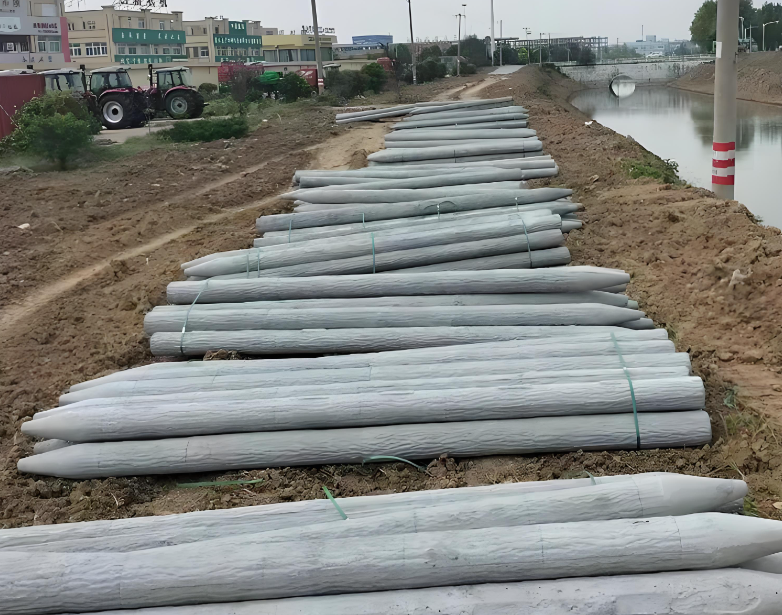 水泥仿木樁施工隊(duì)泓樺錦嘉 - 水泥樁打樁不合格怎么返工？